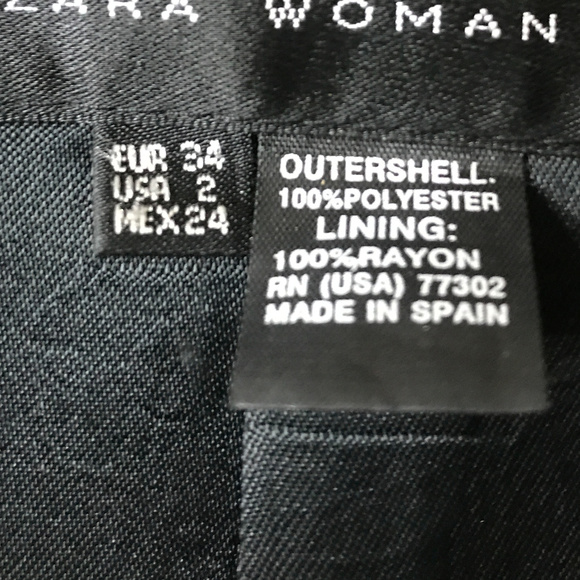 Zara Black Seamed Tuxedo Blazer - Picture 7 of 8